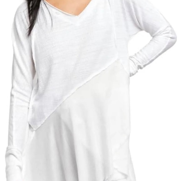 Free people white comin in hot tunic size Small - Picture 5 of 8